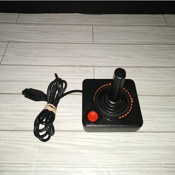 Atari 2600 Original Orange-Trim Joystick Gaming Controller - Picture 1 of 9